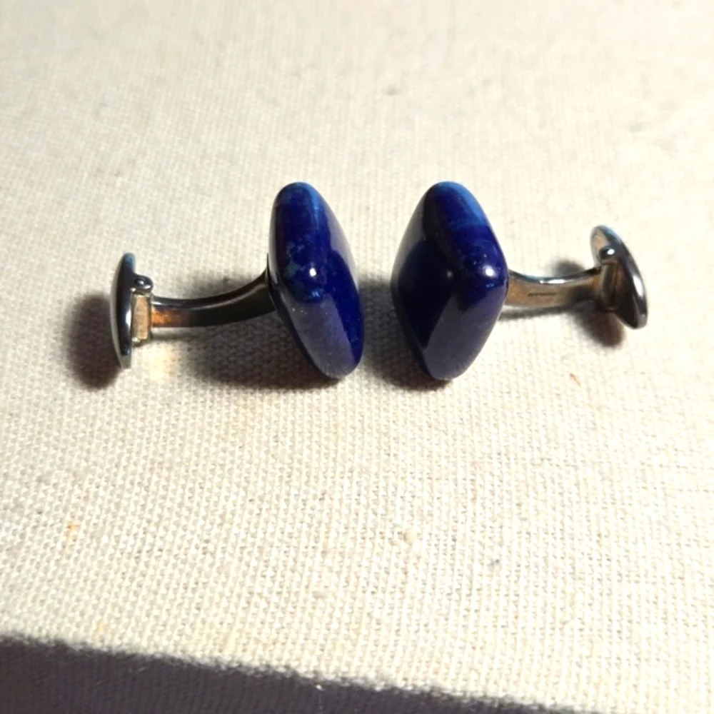 Links Of London Lapis Lazuli & Sterling Silver Cufflinks